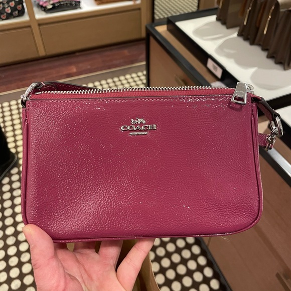 NWT！COACH NOLITA 19（COACH CW408）SILVER/PINK